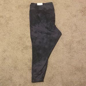 Black Tye-Die Leggings